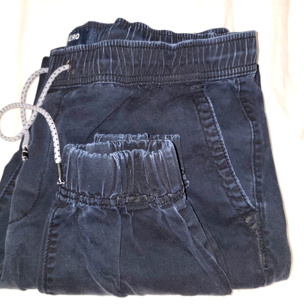 Aeropostale Indigo Blue Cotton Joggers Medium Unisex Aero Classic Pockets